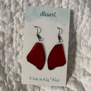 New, ellesart, Butterfly Wing, Earrings